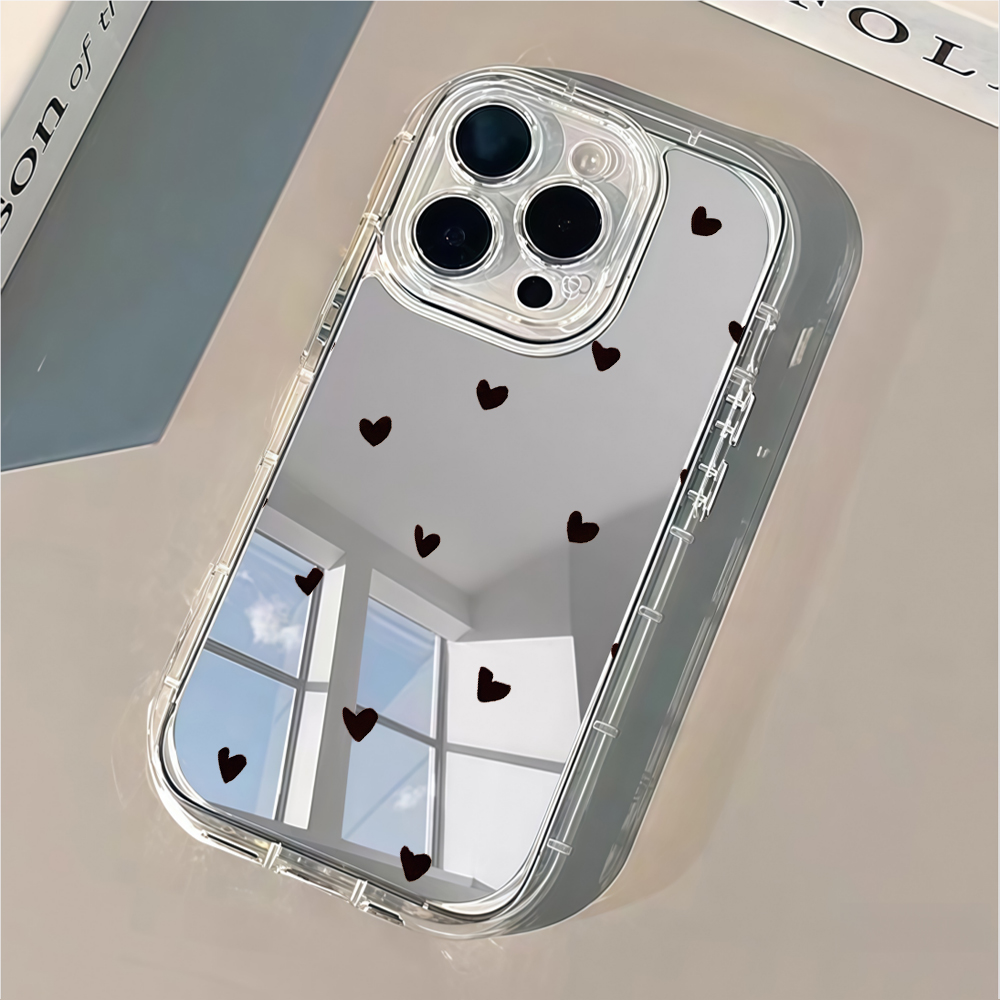 Coque de téléphone miroir cœur - Phone Cases Xr Iphone avis et prix