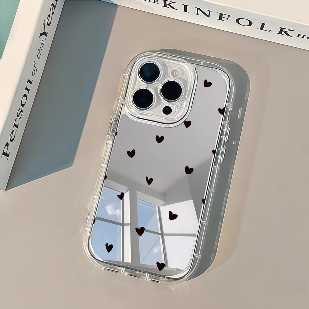 Coque de téléphone miroir cœur - Phone Cases Xr Iphone avis et prix