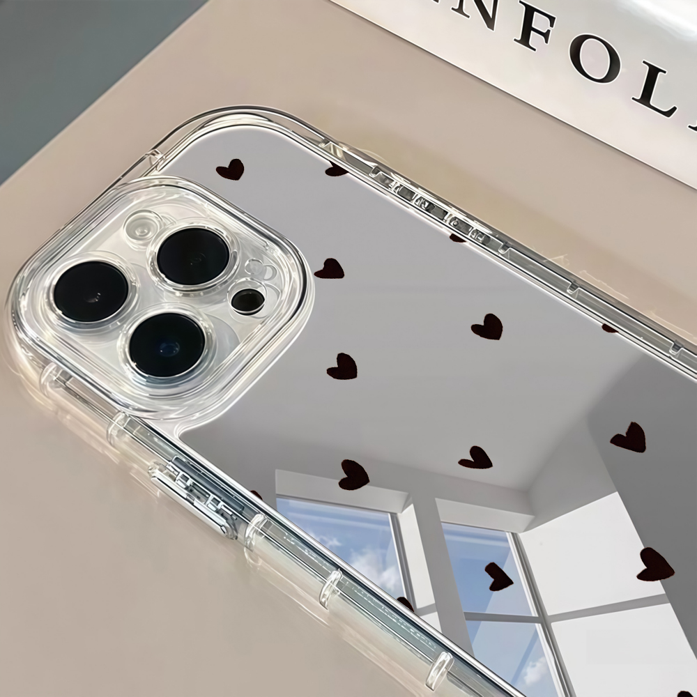 Coque de téléphone miroir cœur - Phone Cases Xr Iphone avis et prix